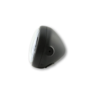 Feu avant LED HIGHSIDER pro Pecos Type 5 - 5 3/4 pouces - lentilles noires - fixation latérale - noir