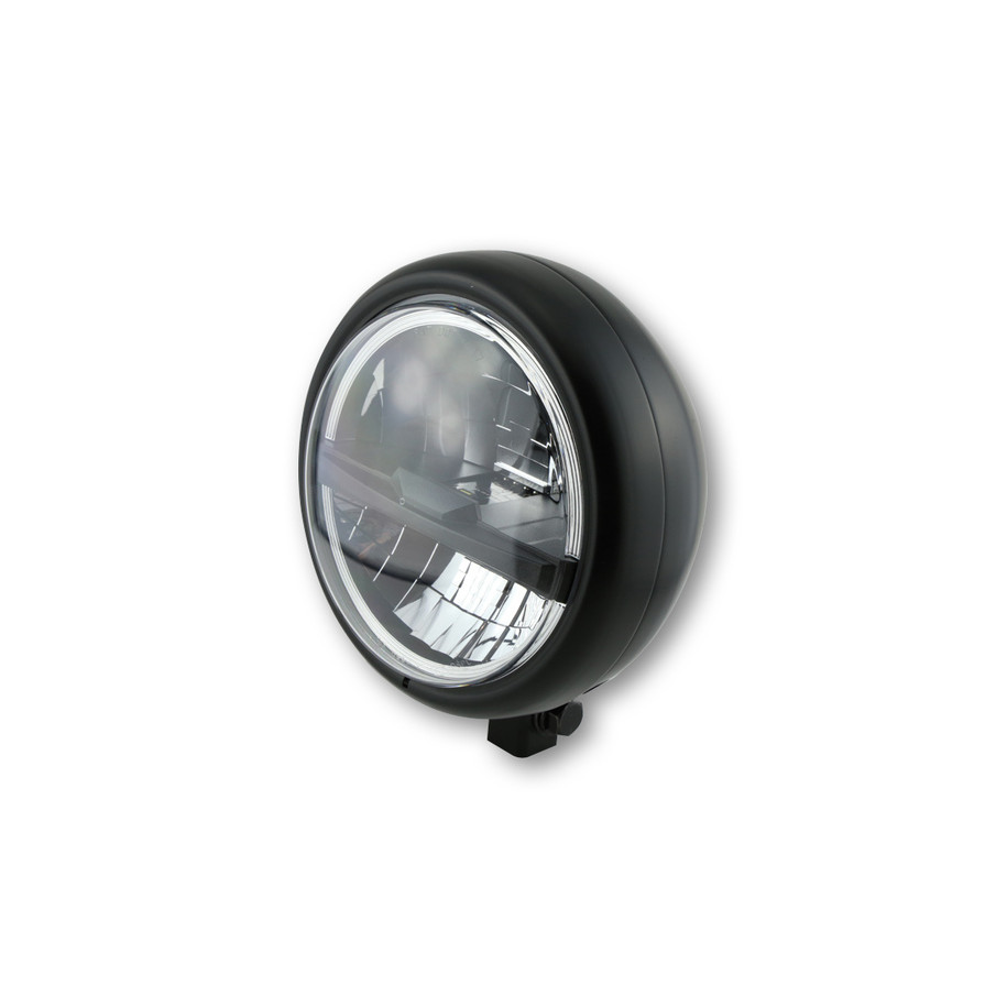 Feu avant LED HIGHSIDER pro Pecos Type 5 - 5 3/4 pouces - fixation inférieure - noir