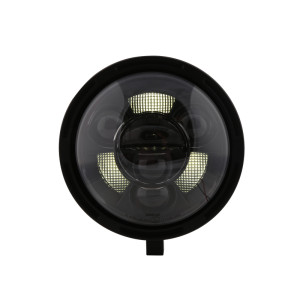 Feu avant LED HIGHSIDER pro Frame-R1 Type 11 - 7 pouces - fixation inférieure - noir