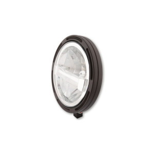 Feu avant LED HIGHSIDER pro Frame-R1 Type 4 - 7 pouces - fixation inférieure - noir