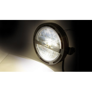 Feu avant LED HIGHSIDER pro Frame-R2 Type 5 - 5 3/4 pouces - fixation latérale - noir
