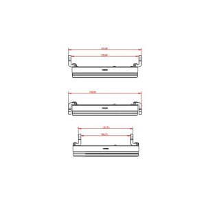 Feu avant LED HIGHSIDER pro Frame-R2 Type 5 - 5 3/4 pouces - fixation latérale - noir