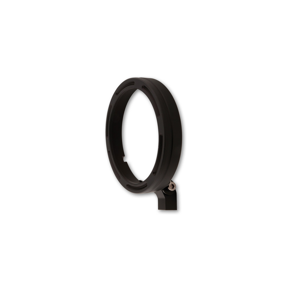 Bague de support de phare HIGHSIDER pro Frame-R2 - 5 3/4 pouces - CNC - fixation inférieure - noir