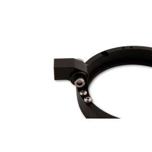 Bague de support de phare HIGHSIDER pro Frame-R2 - 5 3/4 pouces - CNC - fixation inférieure - noir