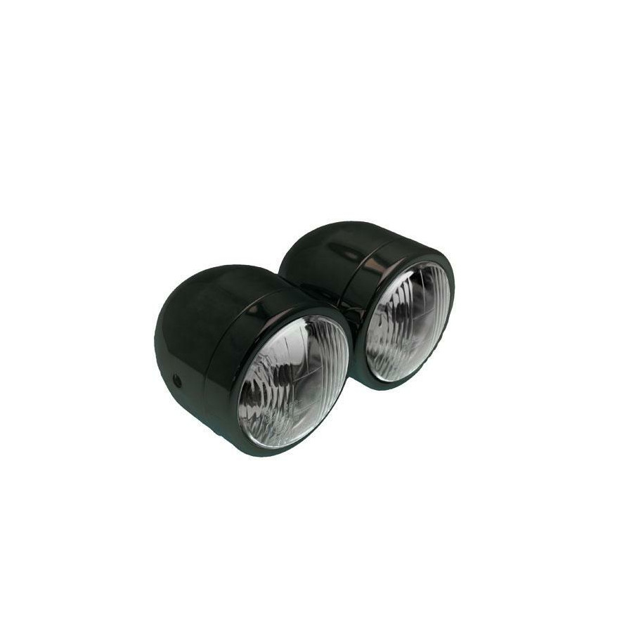 Double optique BIHR universel Ø90mm noir