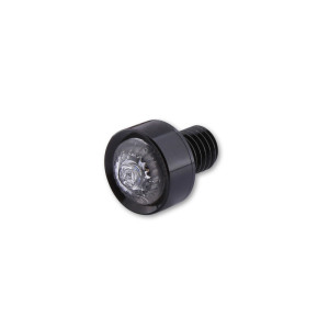 Feu arrière LED HIGHSIDER pro - Mono - noir/translucide - 1 pièce