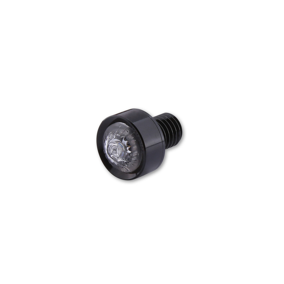 Feu arrière LED HIGHSIDER pro - Mono - noir/translucide - 1 pièce