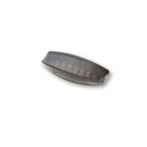 Feu arrière LED HIGHSIDER pro - Little Number1 - noir/fumé - avec éclairage de plaque - 1 pièce