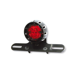Feu arrière LED HIGHSIDER smart Miles homologué - verre rouge - l'unité