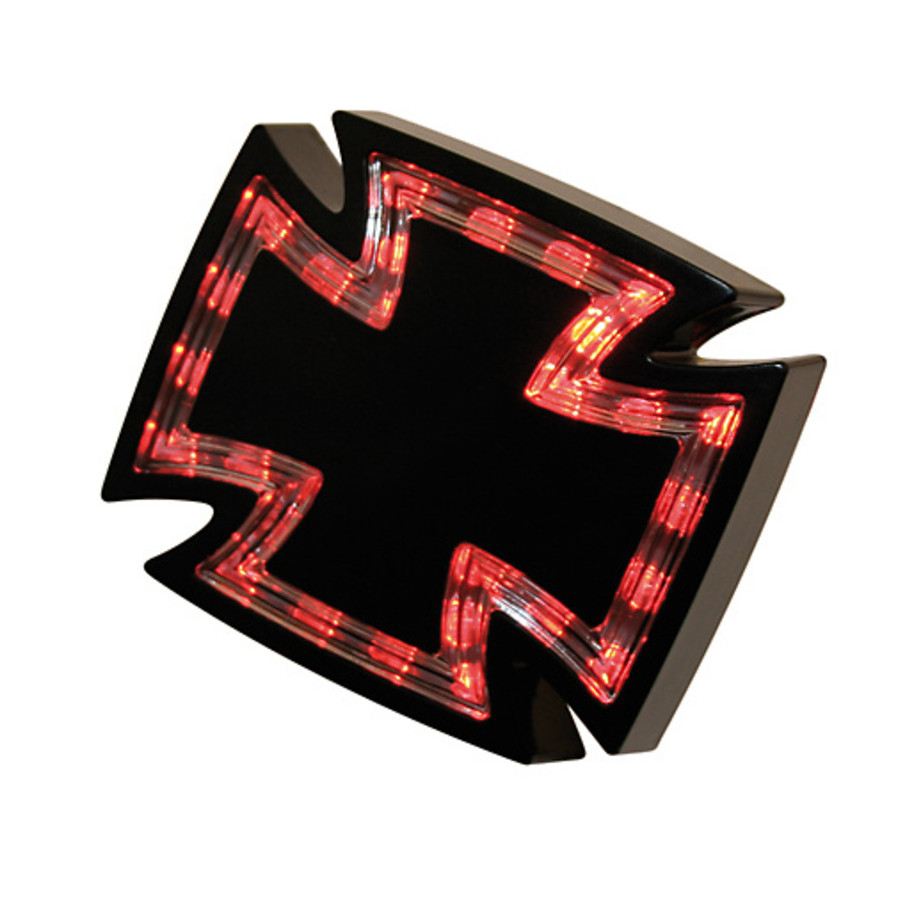 Feu arrière LED HIGHSIDER pro - Gothic - noir/translucide - 1 pièce