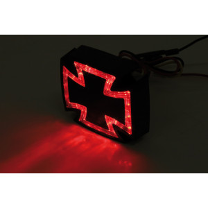 Feu arrière LED HIGHSIDER pro - Gothic - noir/translucide - 1 pièce