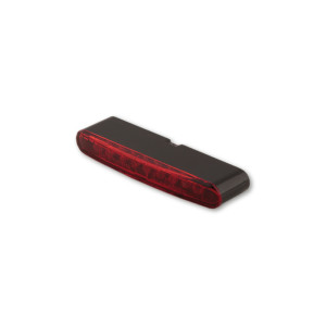 Feu arrière LED HIGHSIDER pro - Stripe - noir/rouge - 1 pièce