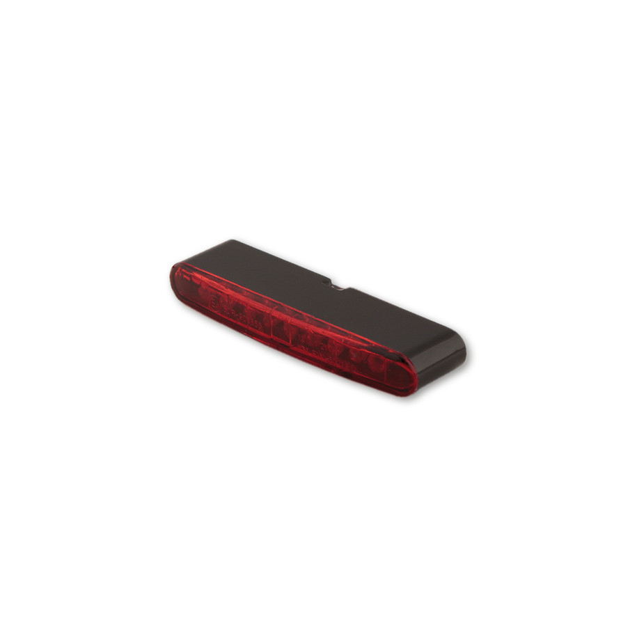 Feu arrière LED HIGHSIDER pro - Stripe - noir/rouge - 1 pièce