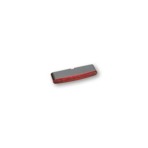 Feu arrière LED HIGHSIDER pro - Stripe - noir/rouge - 1 pièce