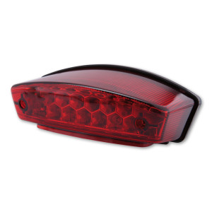 Feu arrière LED HIGHSIDER smart Monster homologué - verre rouge - l'unité