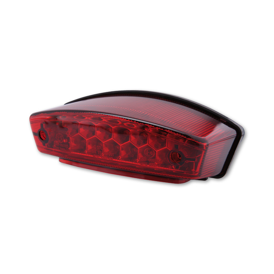Feu arrière LED HIGHSIDER smart Monster homologué - verre rouge - l'unité