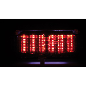 Feu arrière LED style Yamaha HIGHSIDER smart homologué - verre fumé - l'unité