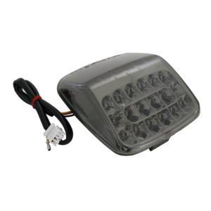 Feu arrière LED style Harley-Davidson HIGHSIDER smart homologué - verre fumé - l'unité