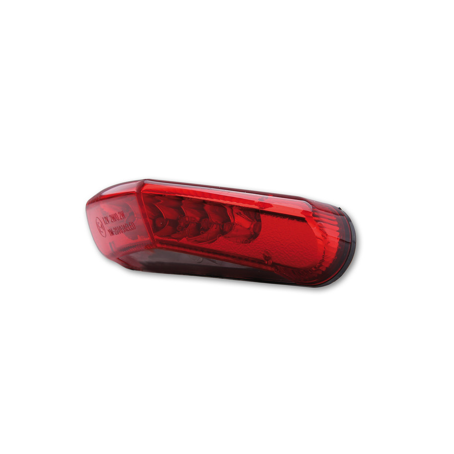 Feu arrière LED HIGHSIDER smart homologué - verre rouge - l'unité