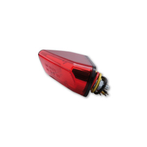 Feu arrière LED HIGHSIDER smart homologué - verre rouge - l'unité