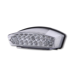 Feu arrière LED HIGHSIDER smart Monster homologué - verre transparent - l'unité