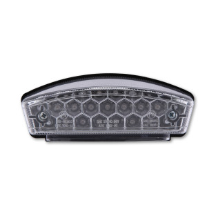 Feu arrière LED HIGHSIDER smart Monster homologué - verre transparent - l'unité