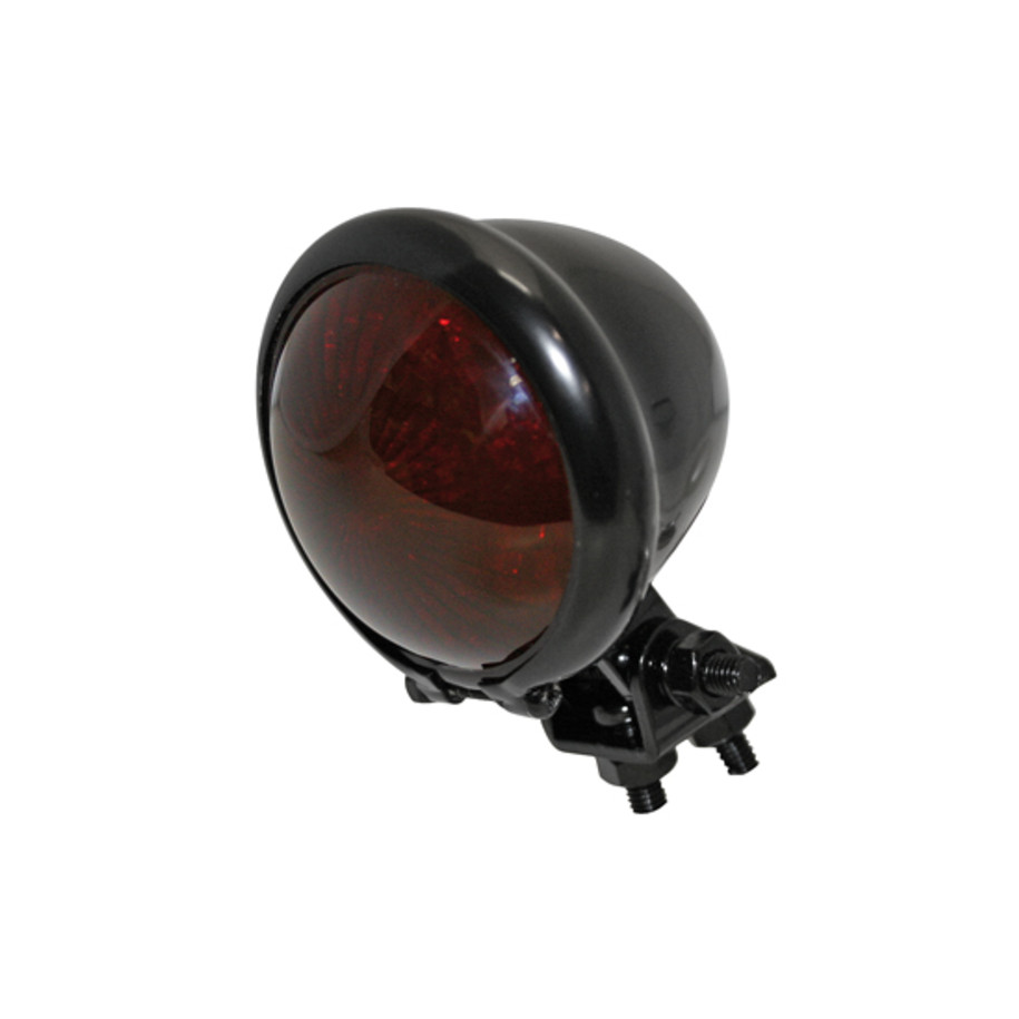 Feu arrière LED HIGHSIDER smart Bates Style homologué - verre rouge - l'unité