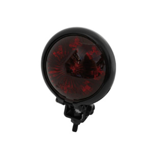 Feu arrière LED HIGHSIDER smart Bates Style homologué - verre rouge - l'unité