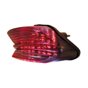 Feu arrière LED style Yamaha HIGHSIDER smart homologué - verre fumé - l'unité