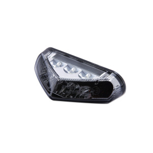 Feu arrière LED HIGHSIDER smart homologué - verre fumé - l'unité