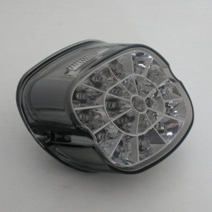 Feu arrière LED style Harley-Davidson HIGHSIDER smart homologué - verre fumé - l'unité
