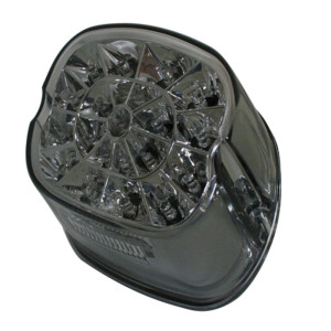 Feu arrière LED style Harley-Davidson HIGHSIDER smart homologué - verre fumé - l'unité