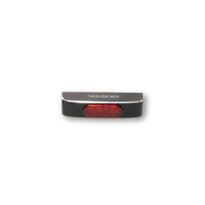 Feu arrière LED HIGHSIDER pro Conero T2 homologué - verre rouge - l'unité