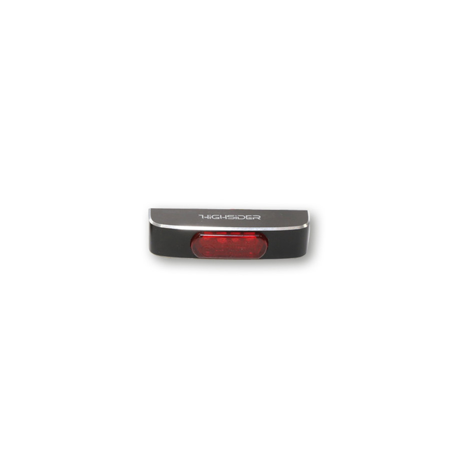 Feu arrière LED HIGHSIDER pro Conero T2 homologué - verre rouge - l'unité