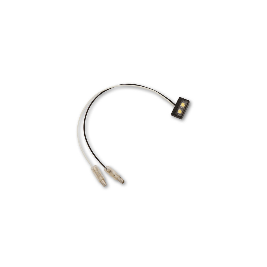 Éclairage de plaque LED HIGHSIDER pro SMD - autocollant - noir/translucide - à l'unité