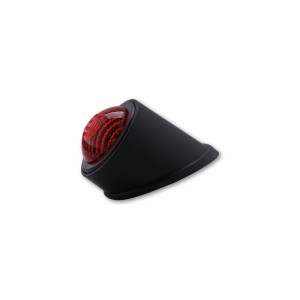 Feu arrière LED HIGHSIDER smart Old School Type 1 homologué - verre rouge - l'unité