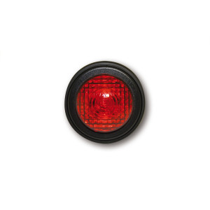 Feu arrière LED HIGHSIDER smart Old School Type 1 homologué - verre rouge - l'unité
