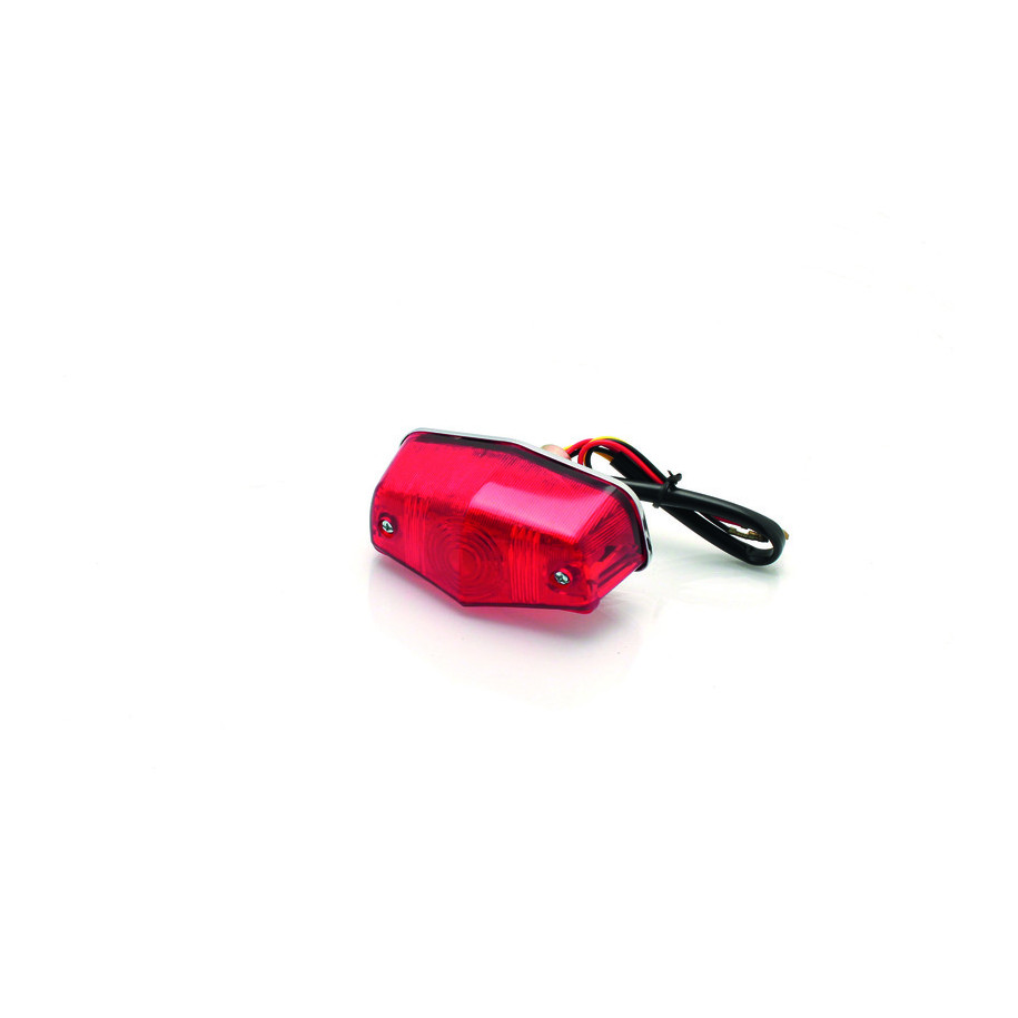 Feux arrière homologué Bihr Mini-Lucas chromé P21 - 5W/12V