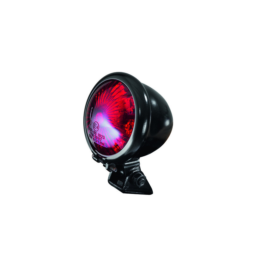 Feu arrière LED homologué rouge Bihr EGG noir