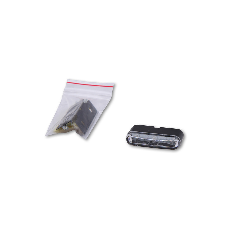 Feu de position SHIN YO Tri-LED avec support et feuille autocollante, 12V