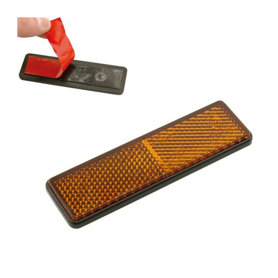 Catadioptre V PARTS rectangulaire 91x25mm orange