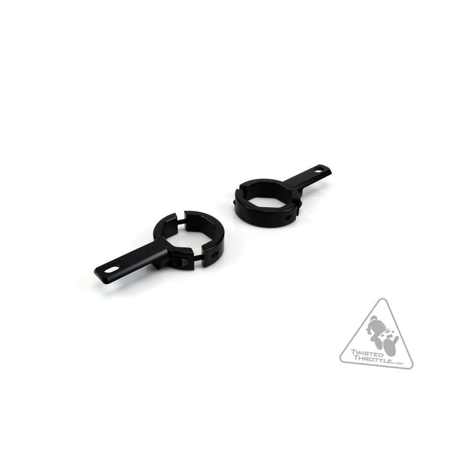 Support éclairage DENALI tubes de fourche Ø39-49mm noir