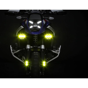 Éclairage additionnel DENALI DL2 Visibility Flood - jaune