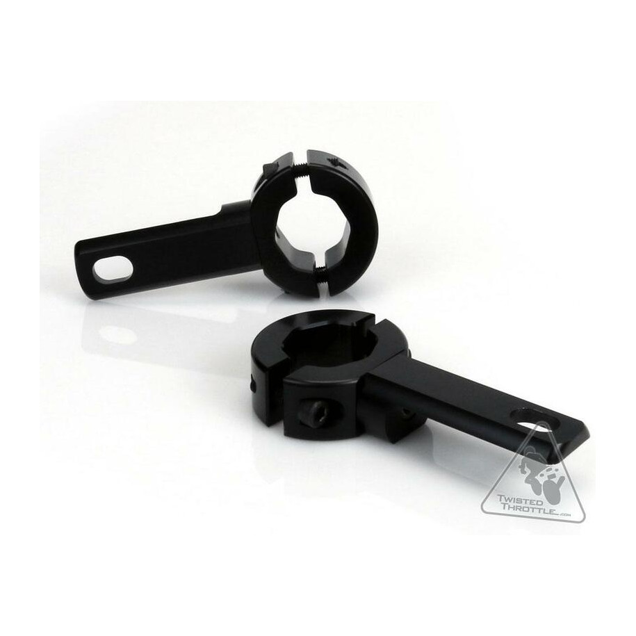Support éclairage DENALI cadre et crash bars 21-29mm noir