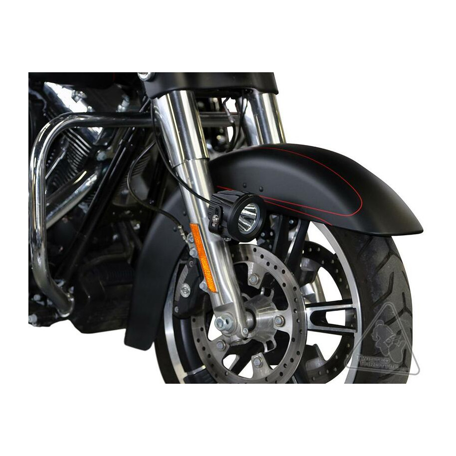 Support éclairage DENALI garde boue Harley Davidson