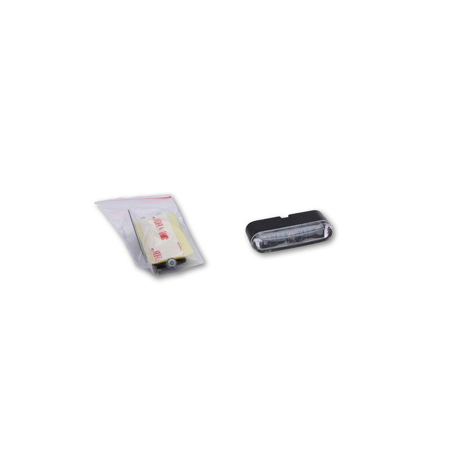 Feu de position HIGHSIDER smart Tri-LED avec support et feuille autocollante 12V