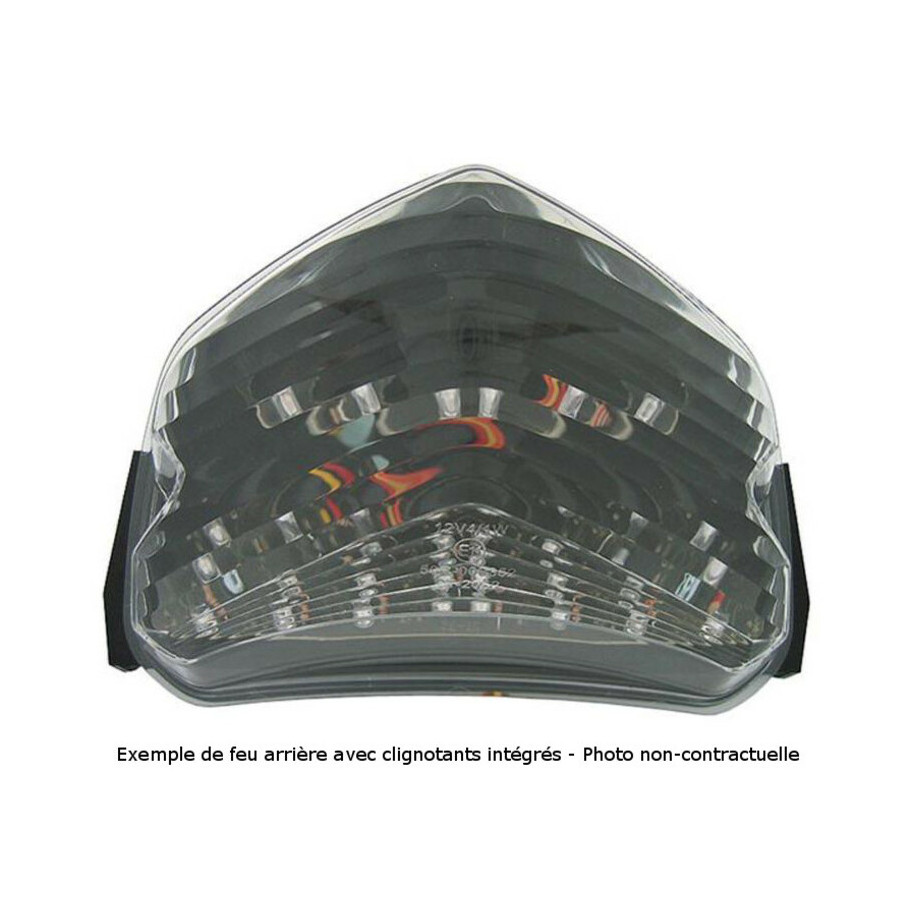 Feu arrière BIHR LED avec clignotants intégrés Suzuki BANDIT 650/1250