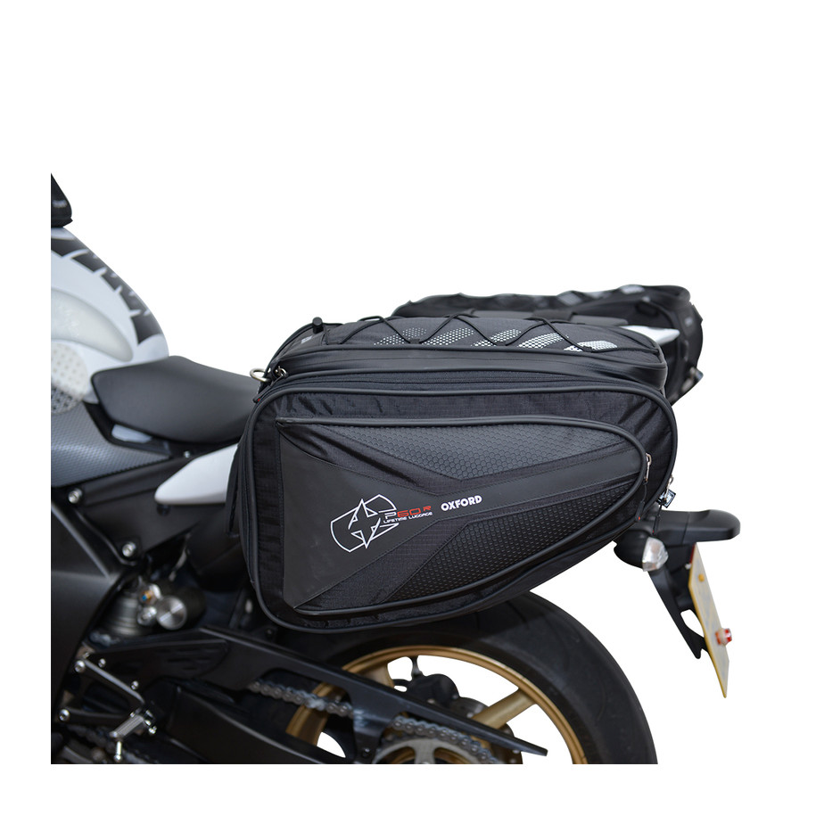 Sacoches cavalières OXFORD P60R noir 60L