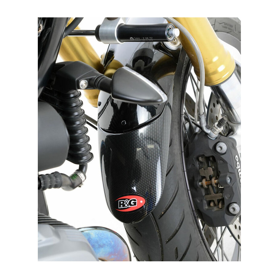 Extension de garde-boue avant R&G RACING effet carbone Kawasaki Versys 1000