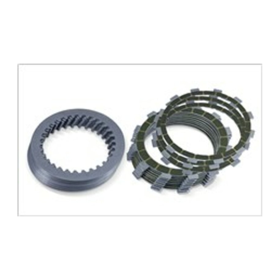 Kit disques garnis + lisses d'embrayage BARNETT